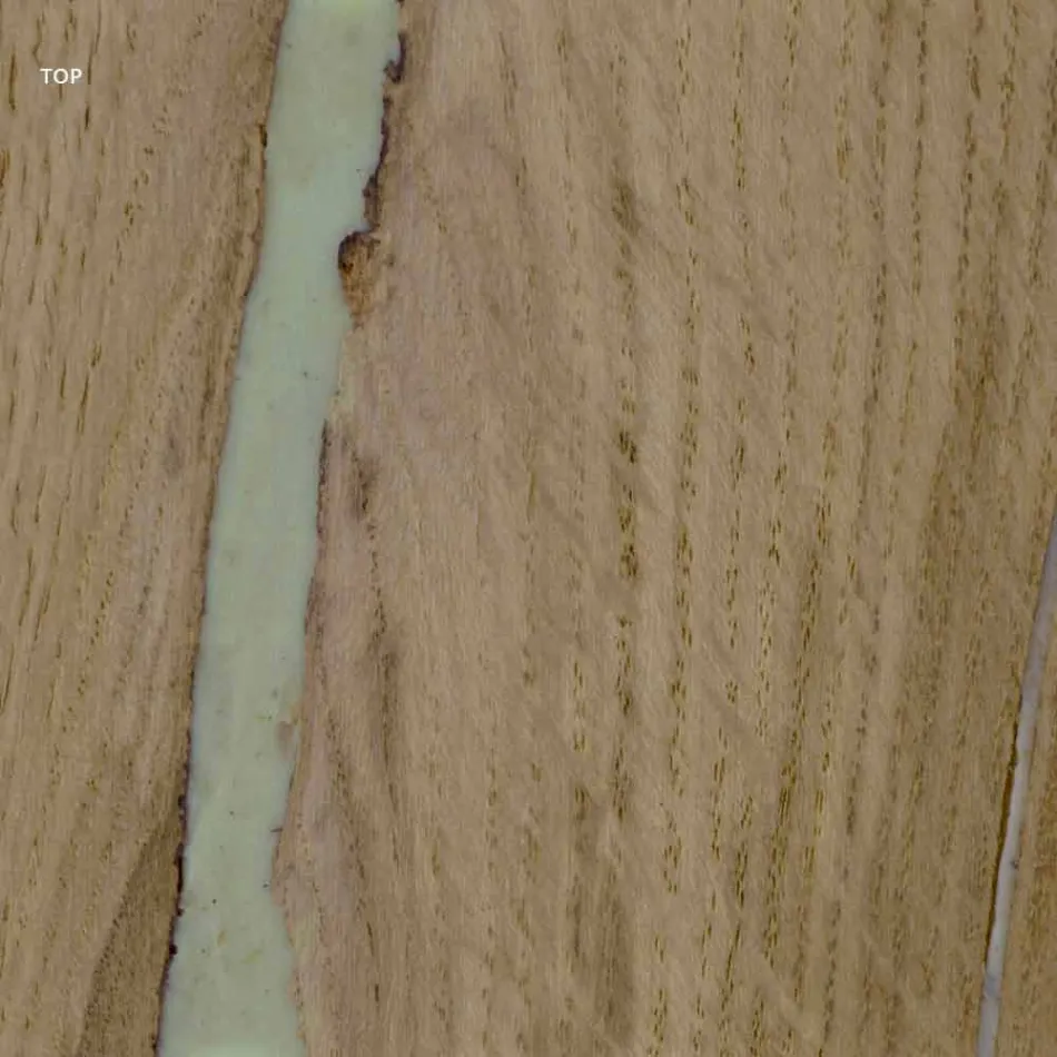 Moderní designový stůl s dřevěnou horní a kovovou základnou, Esperia Viadurini