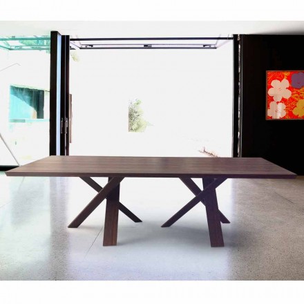 Moderní designový dřevěný stůl 240x120cm vyrobený v Itálii Tree Viadurini