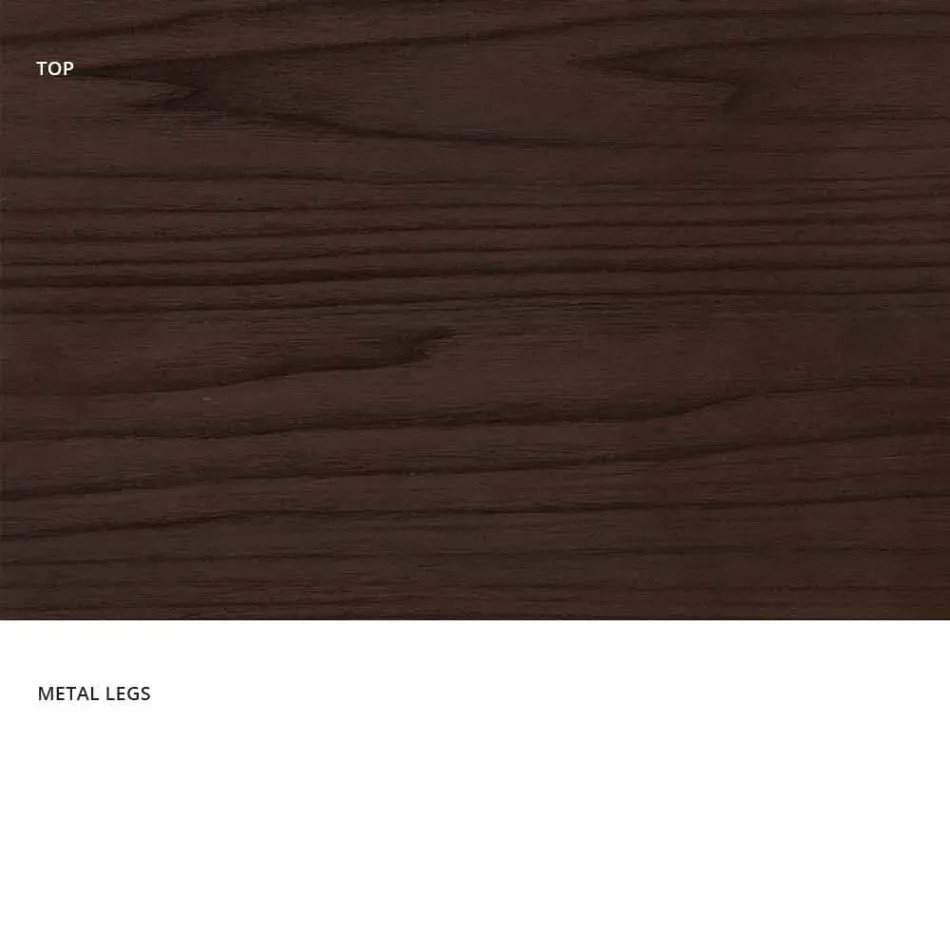 Moderní roztahovací stůl vyrobený z italského melaminového dřeva, Wilmer Viadurini