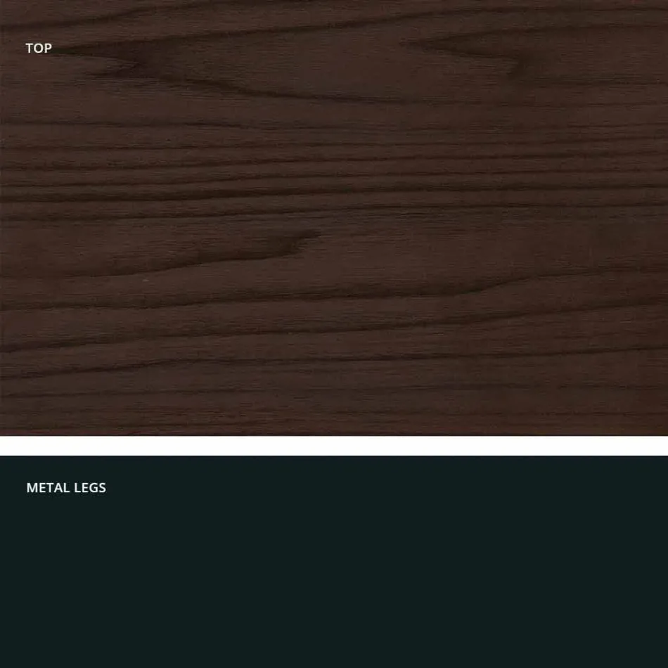 Moderní roztahovací stůl vyrobený z italského melaminového dřeva, Wilmer Viadurini