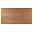 Pevný stůl 180x90 cm v dubovém provedení s železnou podnoží - Lega Viadurini