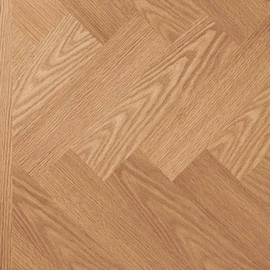 Pevný stůl 180x90 cm v dubovém provedení s železnou podnoží - Lega Viadurini