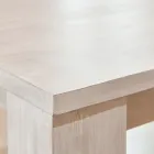 Pevný obývací stůl 190x100 cm z masivního teakového dřeva - vlámský Viadurini