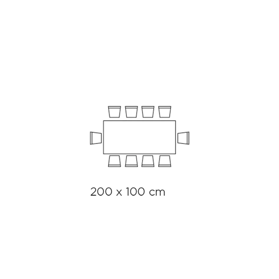 Pevný stůl s ocelovou základnou a keramickou deskou Made in Italy - Kalhoty Viadurini