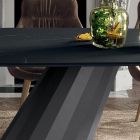 Pevný stůl s laminátovou deskou ve tvaru sudu Made in Italy - Kalhoty Viadurini
