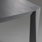 Pevný stůl se zkosenou laťovkovou deskou Made in Italy - Tratto Viadurini