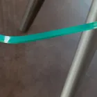 Pevný jídelní stůl ze skla a pevného polyuretanu vyrobený v Itálii – levandule Viadurini