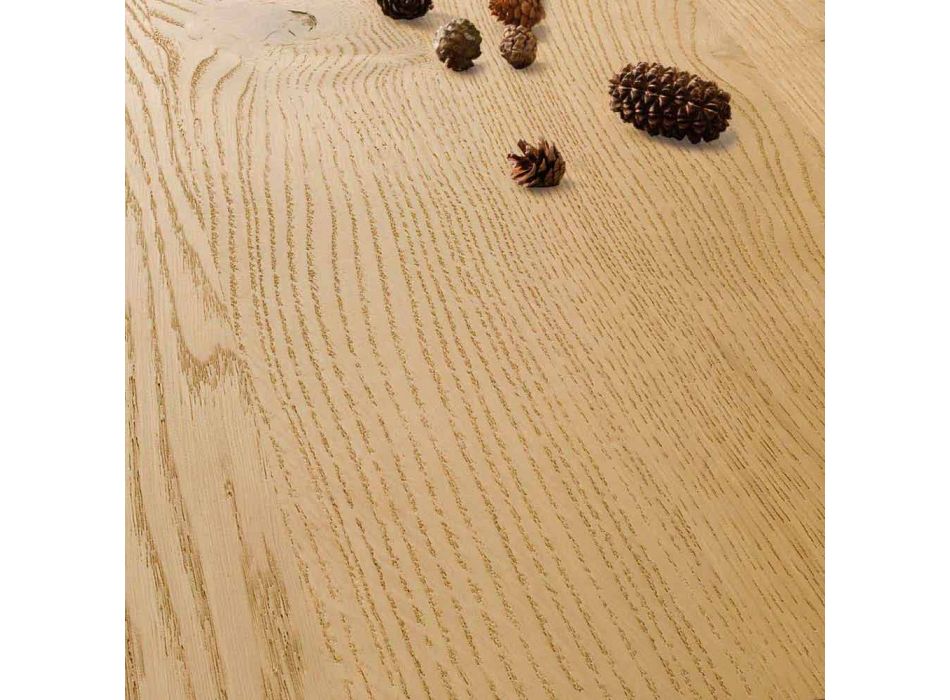 Stůl s pevným designem, z masivního dřeva - praskání Viadurini