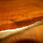 Pevné provedení stůl obdélníkový dřeva a pryskyřice vyrobené v Itálii Jam Viadurini