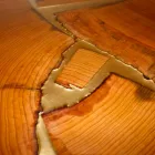 Pevné provedení stůl obdélníkový dřeva a pryskyřice vyrobené v Itálii Jam Viadurini