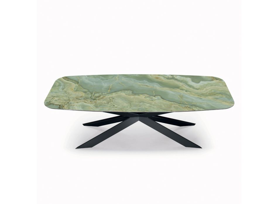 Pevný keramický stůl v různých povrchových úpravách a velikostech Made in Italy - Grotta Viadurini