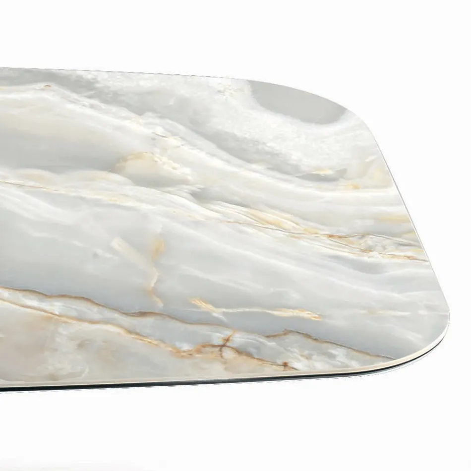 Pevný keramický stůl v různých povrchových úpravách a velikostech Made in Italy - Grotta Viadurini