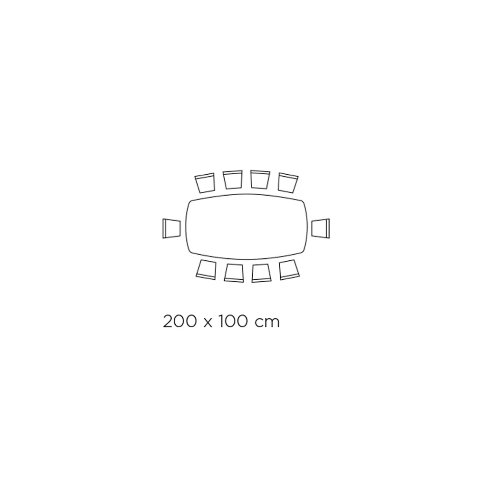 Keramický stůl a základní grafitová úprava Made in Italy - Kalhoty Viadurini