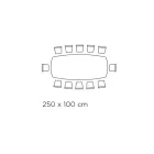 Leštěný řecký černý keramický stůl Made in Italy - Grotta Viadurini