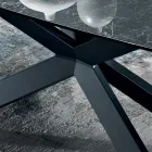 Leštěný řecký černý keramický stůl Made in Italy - Grotta Viadurini