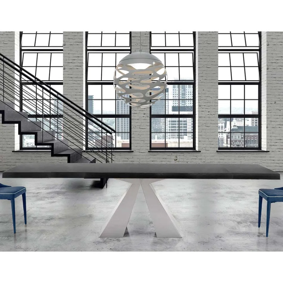 Moderní dřevěný stůl rozkládací až na 300 cm Made in Italy - Dalmatian Viadurini