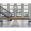 Moderní výsuvný dřevěný stůl do 300 cm - Dalmata