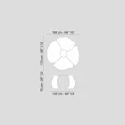 kartáčovaného dubového stolu s vosk Andy Viadurini