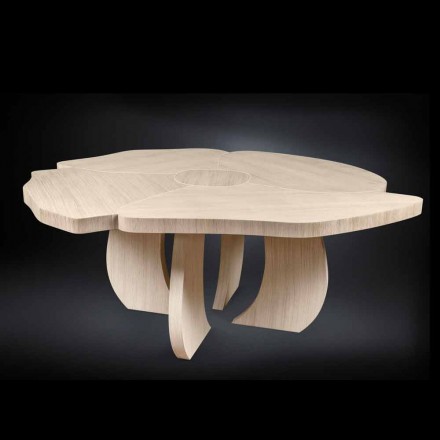 kartáčovaného dubového stolu s vosk Andy Viadurini