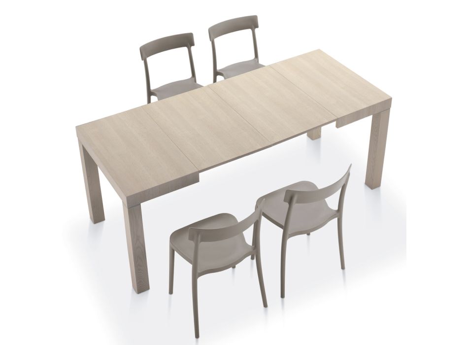 Rozkládací laminátový dřevěný stůl až do 470 cm Made in Italy – Gordito Viadurini