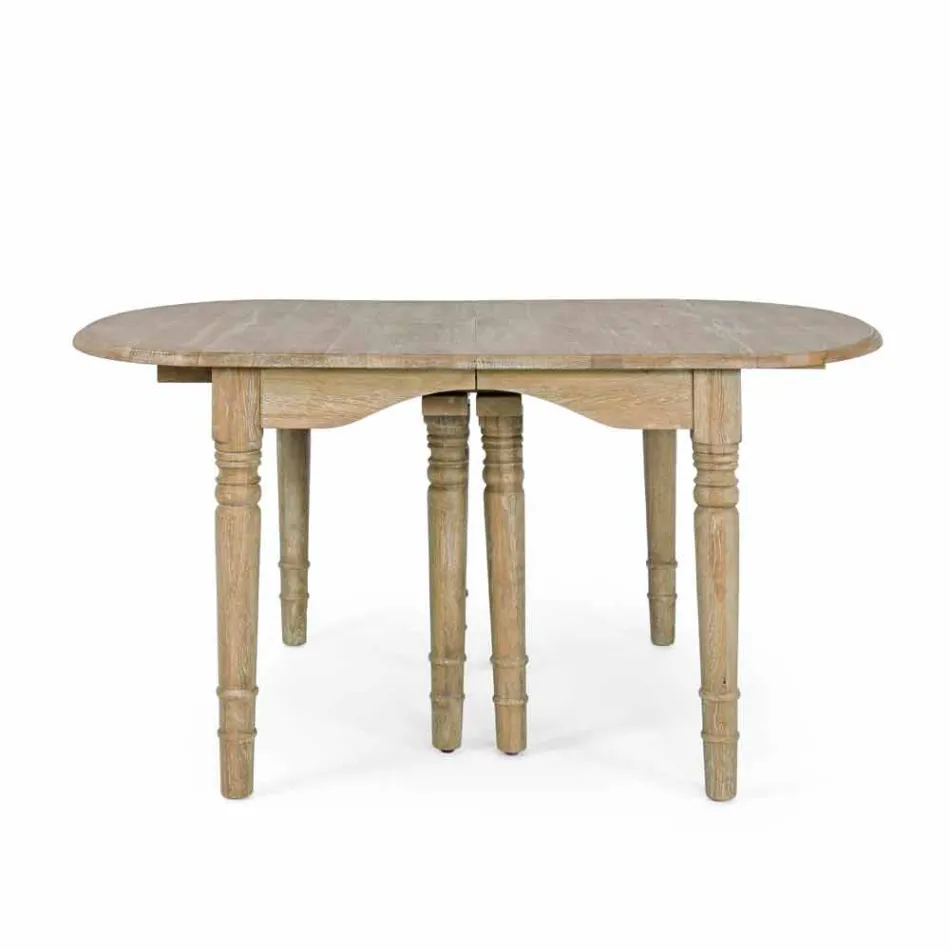 Roztažitelný stůl z masivního dřeva až 382 cm Homemotion - Brindisi Viadurini