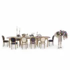 Roztažitelný stůl z masivního dřeva až 382 cm Homemotion - Brindisi Viadurini