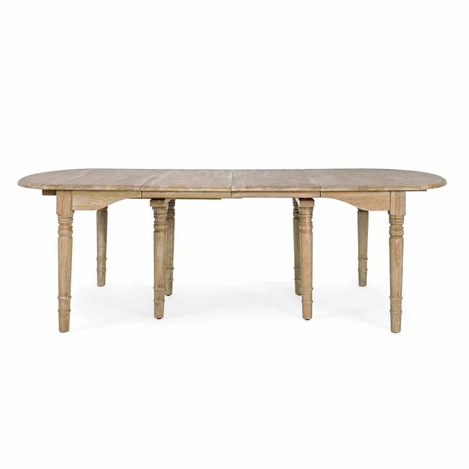 Roztažitelný stůl z masivního dřeva až 382 cm Homemotion - Brindisi Viadurini