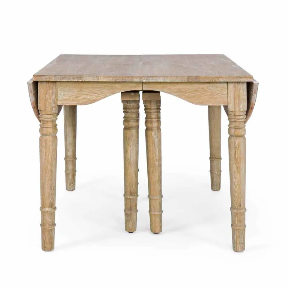 Roztažitelný stůl z masivního dřeva až 382 cm Homemotion - Brindisi Viadurini