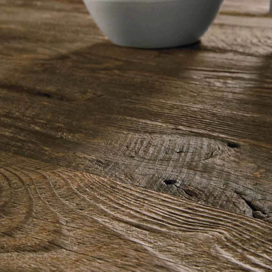 Designový stůl z masivního dřeva vyrobený v Itálii Zerba Viadurini