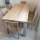 Stůl z masivního jasanového dřeva klasického designu Made in Italy - Nicea Viadurini