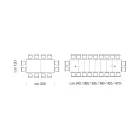 Rozkládací melaminový dřevěný stůl až do 470 cm Made in Italy – Gordito Viadurini