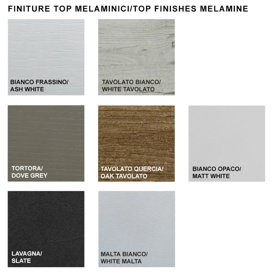 Rozkládací melaminový dřevěný stůl až do 470 cm Made in Italy – Gordito Viadurini