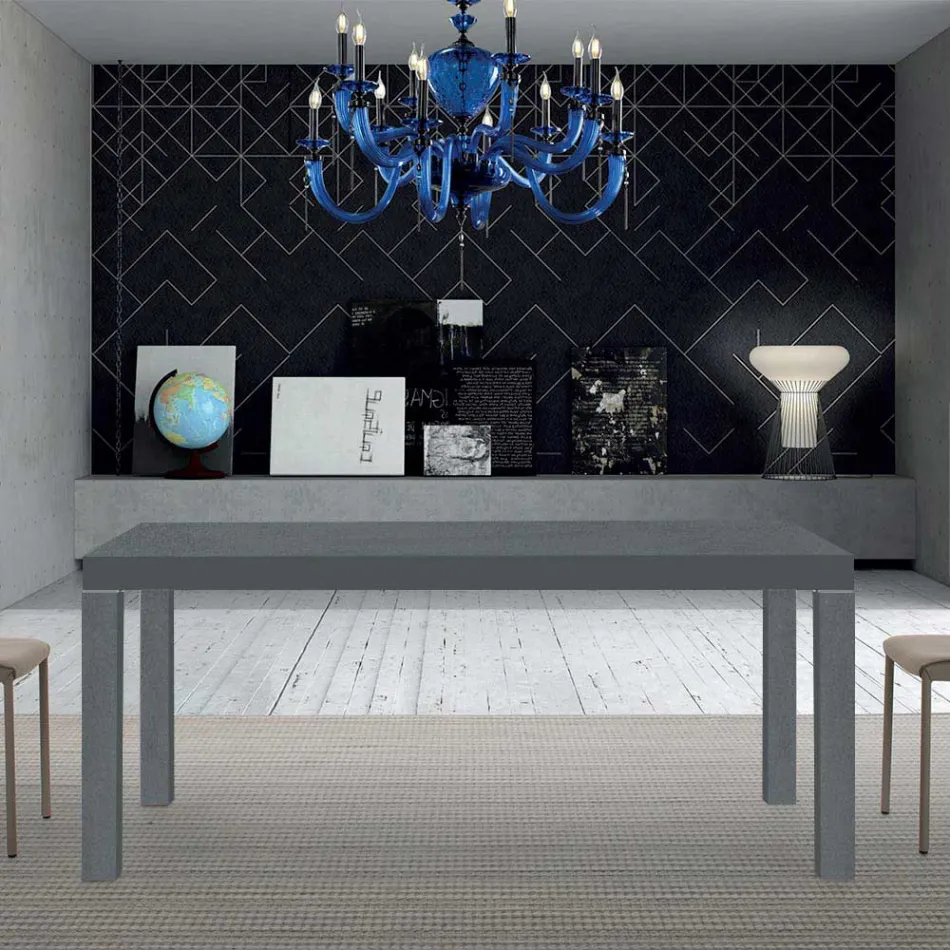 Rozkládací melaminový dřevěný stůl až do 470 cm Made in Italy – Gordito Viadurini