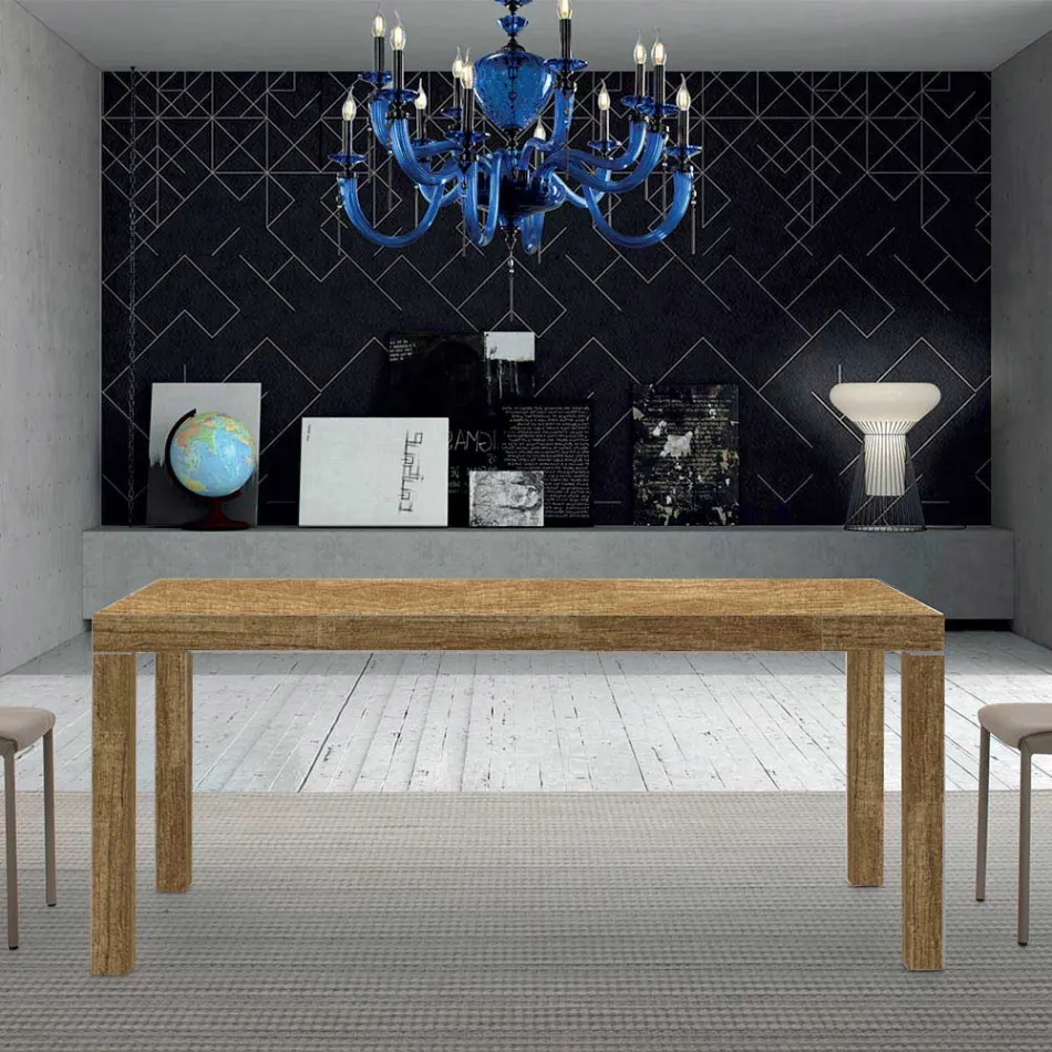 Rozkládací melaminový dřevěný stůl až do 470 cm Made in Italy – Gordito Viadurini