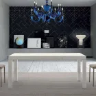 Rozkládací melaminový dřevěný stůl až do 470 cm Made in Italy – Gordito Viadurini