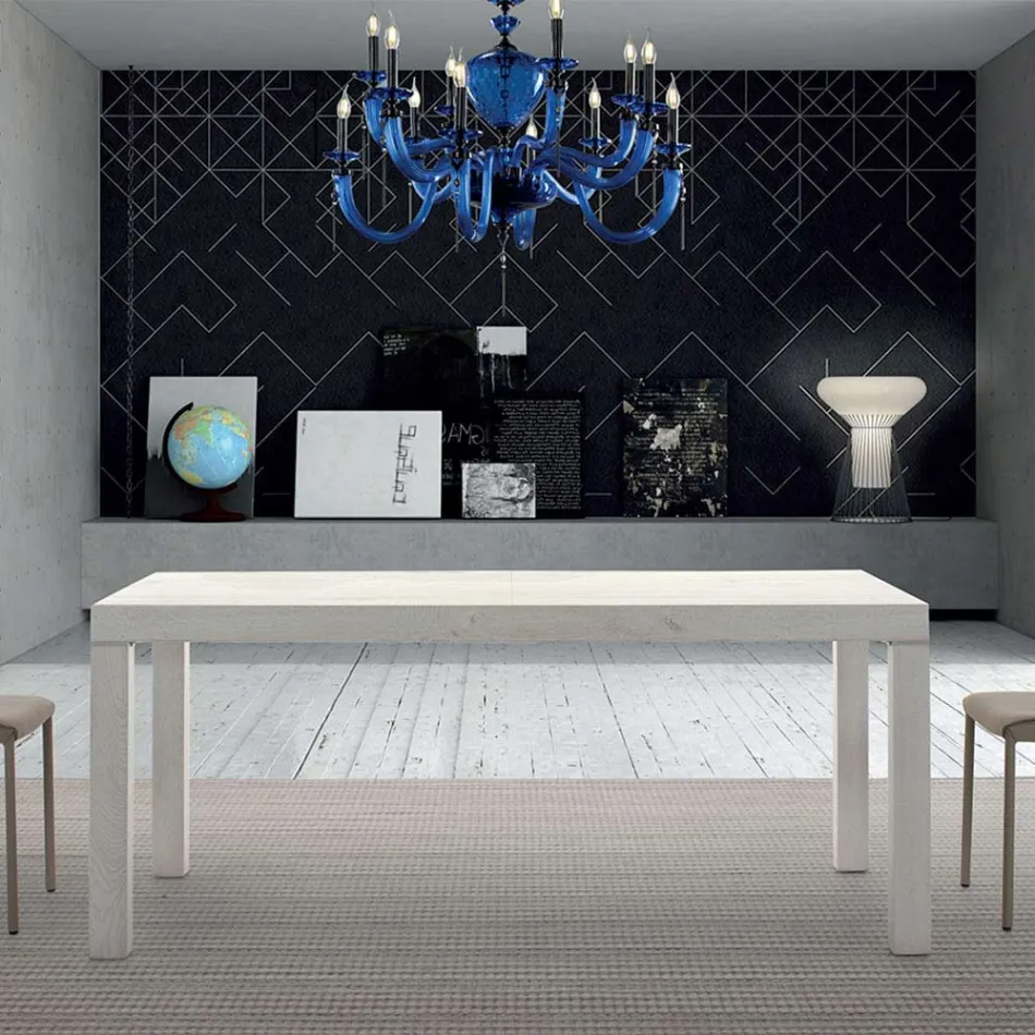 Rozkládací melaminový dřevěný stůl až do 470 cm Made in Italy – Gordito Viadurini