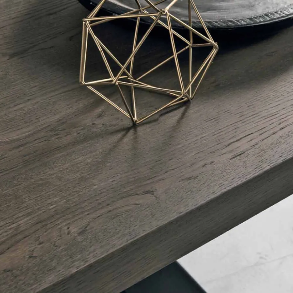 Moderní uzel z dubového dřeva vyrobený v Itálii Zerba Viadurini