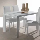 Tvrzené sklo stůl s mono táhne rezervovat Phoenix Viadurini