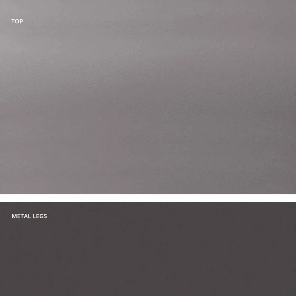 Moderní design tvrzeného skleněného stolu vyrobeného v Itálii, Mitia Viadurini