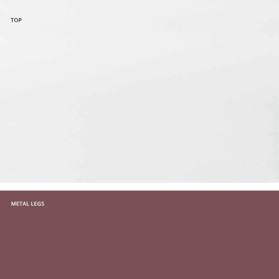 Moderní design tvrzeného skleněného stolu vyrobeného v Itálii, Mitia Viadurini