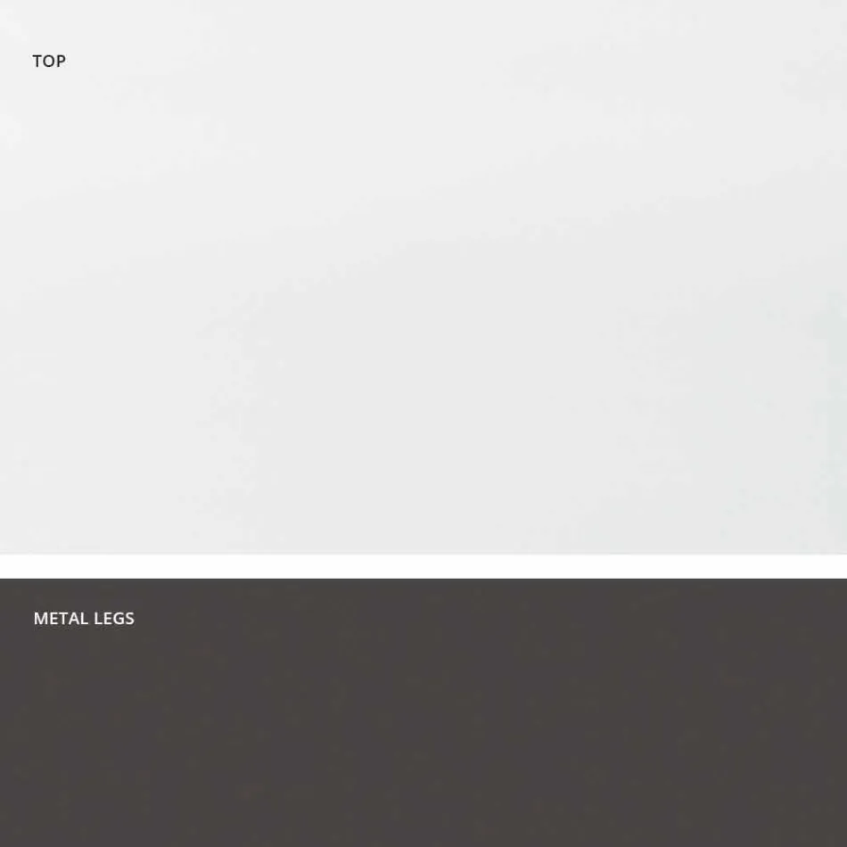 Moderní design tvrzeného skleněného stolu vyrobeného v Itálii, Mitia Viadurini