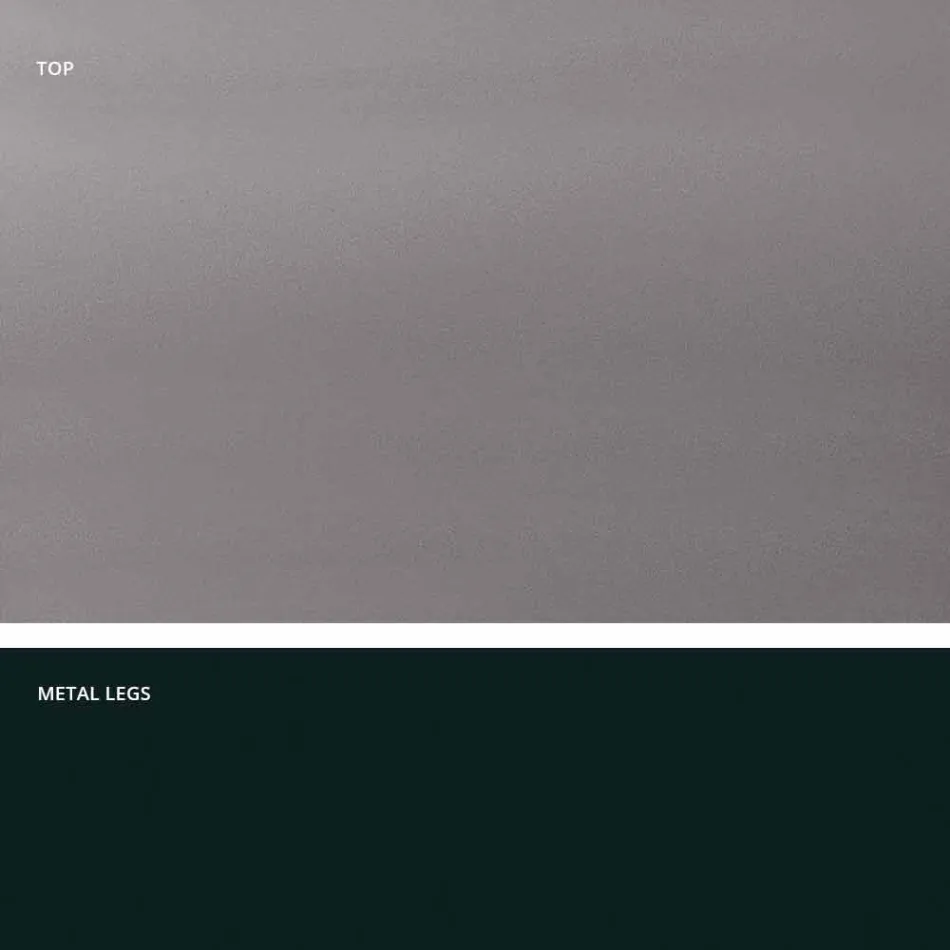 Tvrzené sklo stůl moderního designu vyrobené v Itálii, Clark Viadurini