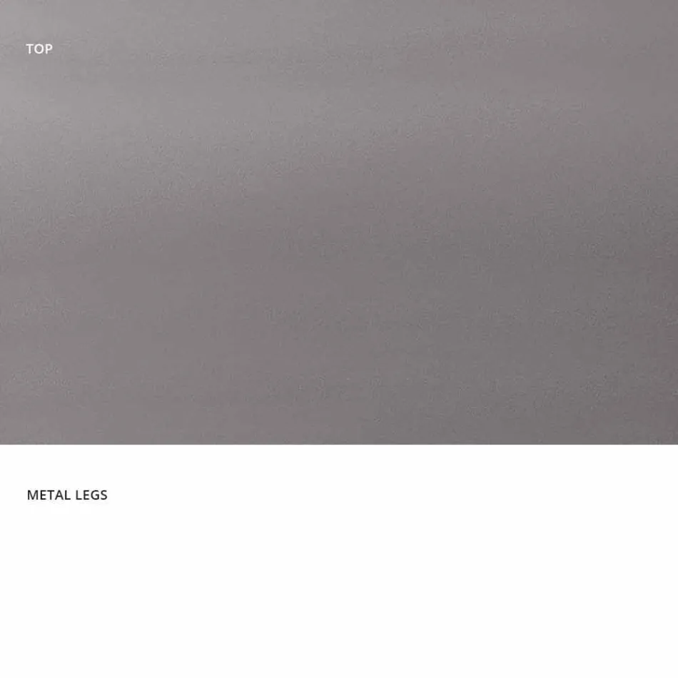 Tvrzené sklo stůl moderního designu vyrobené v Itálii, Clark Viadurini