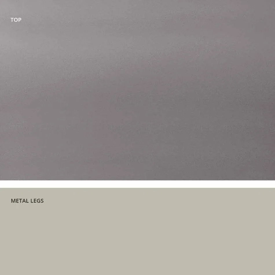 Tvrzené sklo stůl moderního designu vyrobené v Itálii, Clark Viadurini