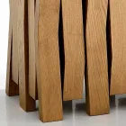 Moderní design skleněný keramický stůl vyrobený v Itálii, Egisto Viadurini