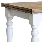 Rozkládací obývací stůl ze severské jedle Made in Italy - Benidorm Viadurini