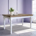 Rozkládací obývací stůl ze severské jedle Made in Italy - Benidorm Viadurini