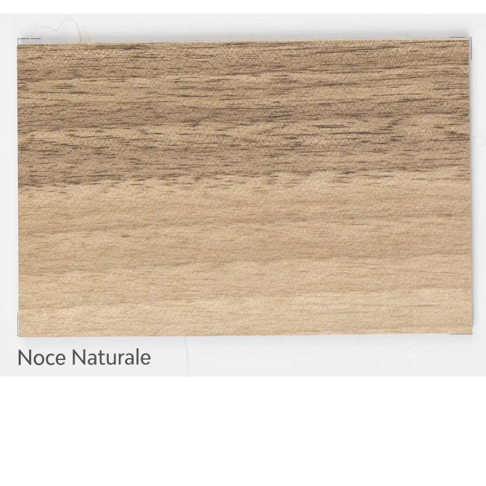 Obývací stůl z pravého masivního vázaného ořechu Made in Italy - Boromir Viadurini