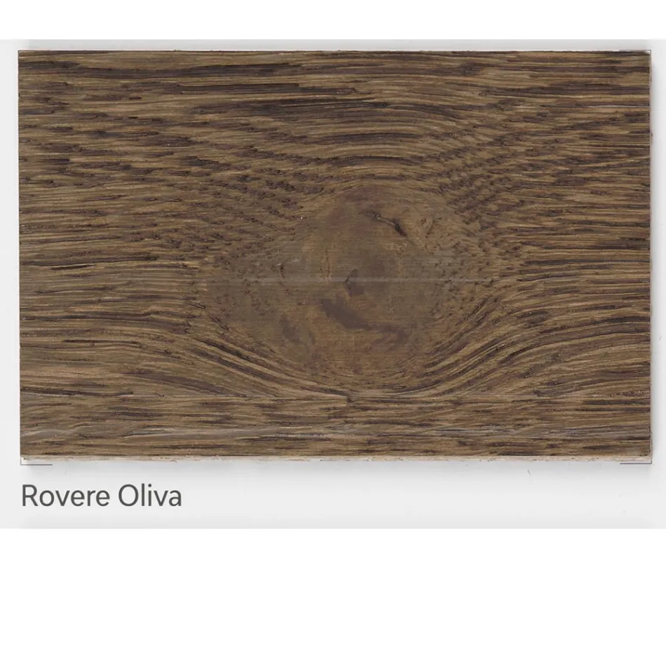 Obývací stůl z dubu Massellato K dispozici v různých hranách Made in Italy - Treebeard Viadurini