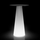 Venkovní vysoce světelný stůl s LED v Hpl a polyetylenu Made in Italy - Forlina Viadurini